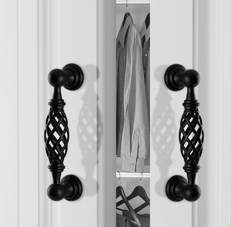Paidu Manufacturer Birdcage Handles European-style Vintage Cabinet Door Drawer Handles Antique Hardware Wardrobes Cabinets
