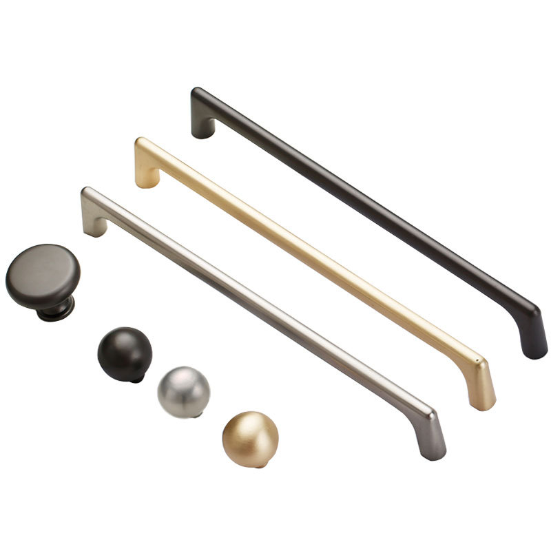 Paidu Manufacturer Modern Minimalist Wardrobe Handles American-style Furniture Cabinet Door Handles Pearl Black Cabinet Drawer Handles.