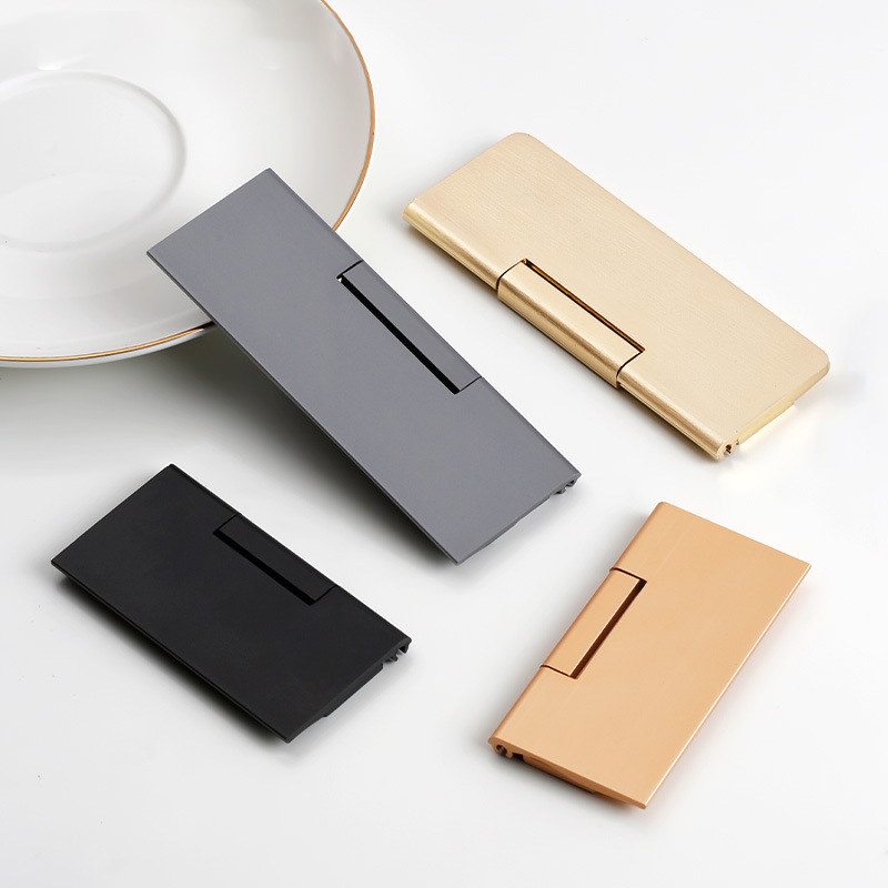 Paidu Manufacturer Modern Exposed Flip-top Drawer Furniture Handles Aluminum Profile Wardrobe Cabinet Door Handles Concealed Latch Handles