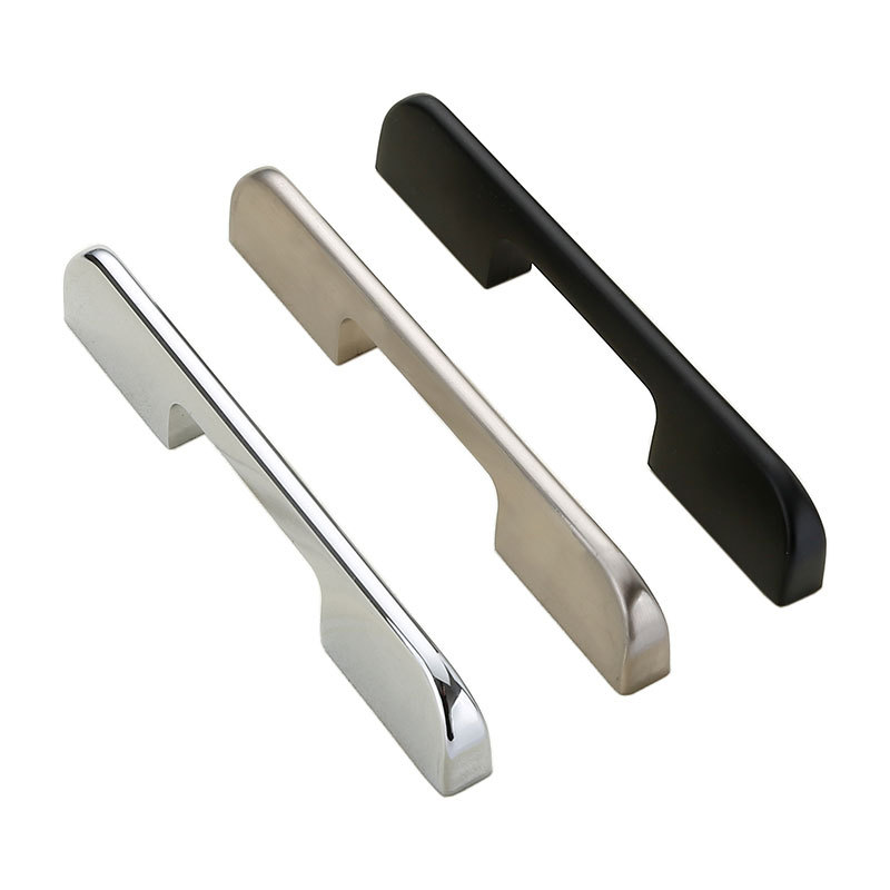 Paidu Manufacturer Modern Minimalist Handle Extended Black Cabinet Wardrobe Liquor Cabinet Door Handle Household Hardware Accessory