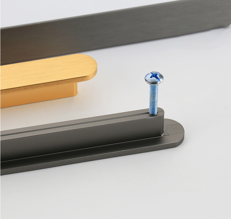 Paidu Manufacturer Nordic Furniture Cabinet Door Hardware Handles Modern Minimalist Wardrobe Cabinet Door Extended Handles