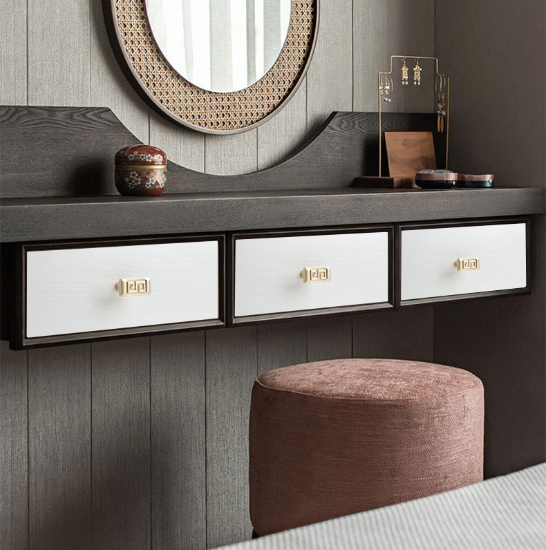 Paidu Manufacturer New Chinese-style Cabinet Door Handles Vintage Zinc Alloy Drawer Handles Wardrobe Cabinet Door Handles