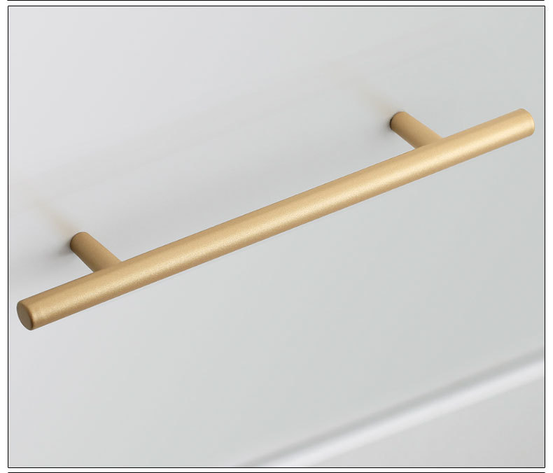 Paidu Manufacturer Golden Cabinet Drawer Handles Nordic Shoe Cabinet Handles Modern Minimalist Wardrobe Door Single-hole Pulls.