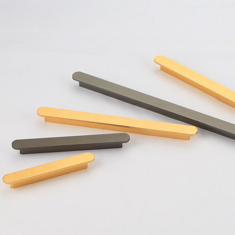 Paidu Manufacturer Nordic Furniture Cabinet Door Hardware Handles Modern Minimalist Wardrobe Cabinet Door Extended Handles