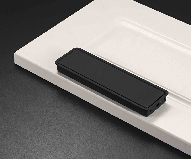 Paidu Manufacturers Invisible Flip Embedded Hidden Hand Drawer Move Door Buckle Simple Tatami Embedded Zinc Alloy Cabinet Door Handle